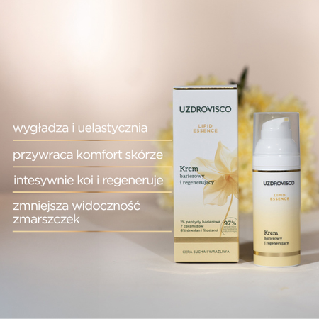 Uzdrovisco Lipid Essence Krem barierowy i regenerujący, 50 ml
