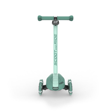 SCOOTANDRIDE Highwaykick 3S Hulajnoga z systemem sterowania 2w1 i kółkami LED składana 3+ Forest