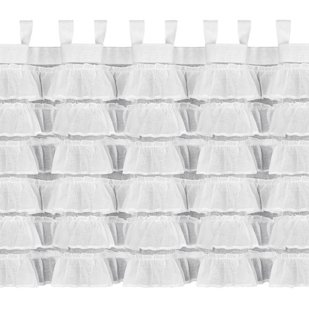 FIRANA GOTOWA LILIA 2 NA SZELKACH 150 X 70 CM BIAŁY