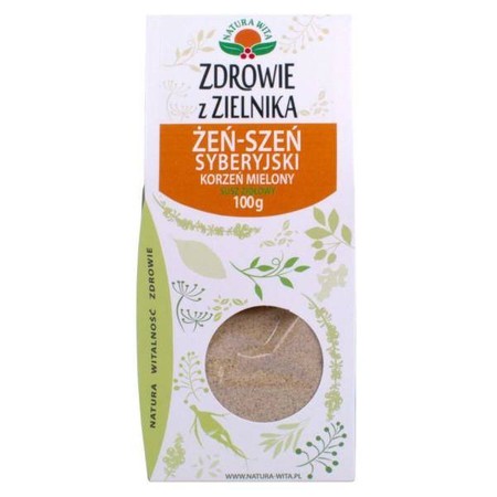 Natura Wita Żeń-Szeń Syberyjski Korzeń Mielony 100