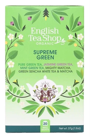 English Tea Shop, Herbata Mix Smaków, SUPREME GREEN, 37g