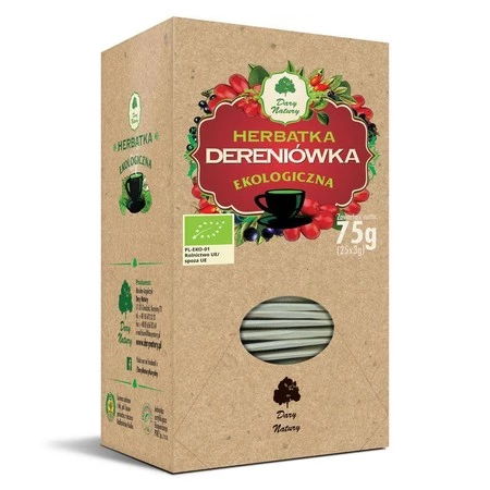 Herbatka Dereniówka fix BIO 25*3g DARY NATURY