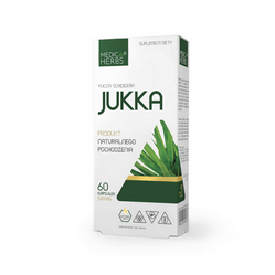 MEDICA HERBS Jukka 520mg na wsparcie procesów oczyszczania organizmu 60 kaps.