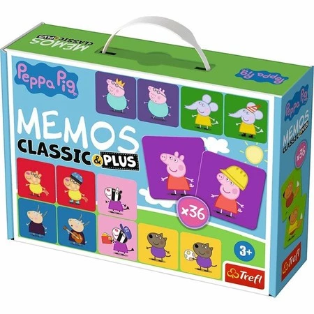 TREFL 02270 Gra Memos Classic&plus Świnka Peppa