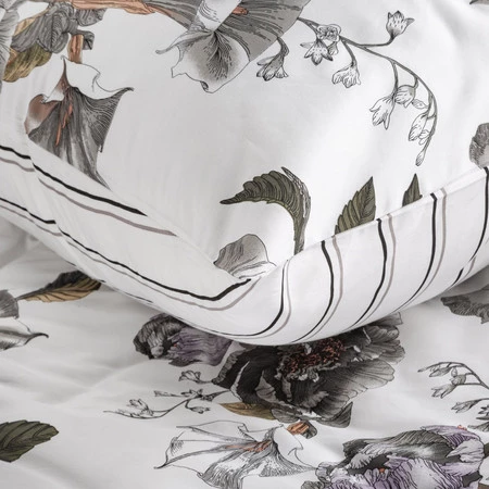 Komplet pościeli satynowej Spring 39, 140 x 200 cm, Biały