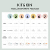 Kit & Kin, Pieluszki Jednorazowe 3 Maxi (6-10 kg), Miś/Króliczek, 32 szt.