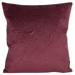 POSZEWKA VELVET 45 X 45 CM BORDOWY