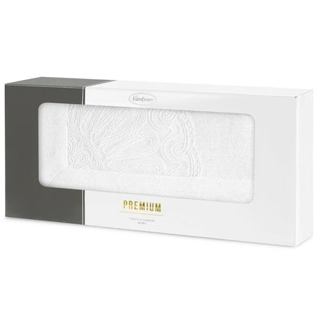 OBRUS ELEN 40 X 140 CM BIAŁY