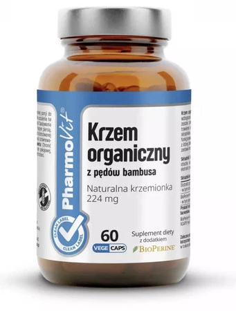 KRZEM 60 KAPSUŁEK 25,29 g - PHARMOVIT (CLEAN LABEL)