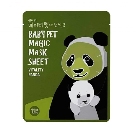 Baby Pet Magic Mask Sheet Vitality Panda witaminowa maseczka pielęgnacyjna do twarzy na bawełnianej płachcie