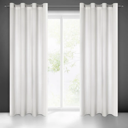 ZASŁONA GOTOWA MILO 140 X 250 CM BIAŁY