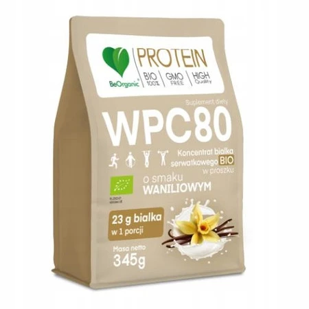 Aliness Białko serwatkowe WPC 80 Wanilia BIO 345g