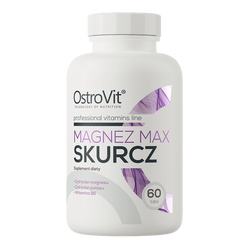 OstroVit Magnez Max Skurcz + Witamina B6 + Potas 60 tabl.