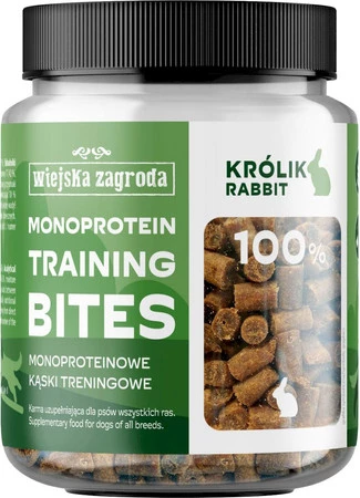 Wiejska Zagroda Kąski Monoproteinowe Królik - przysmak dla psa - 150g