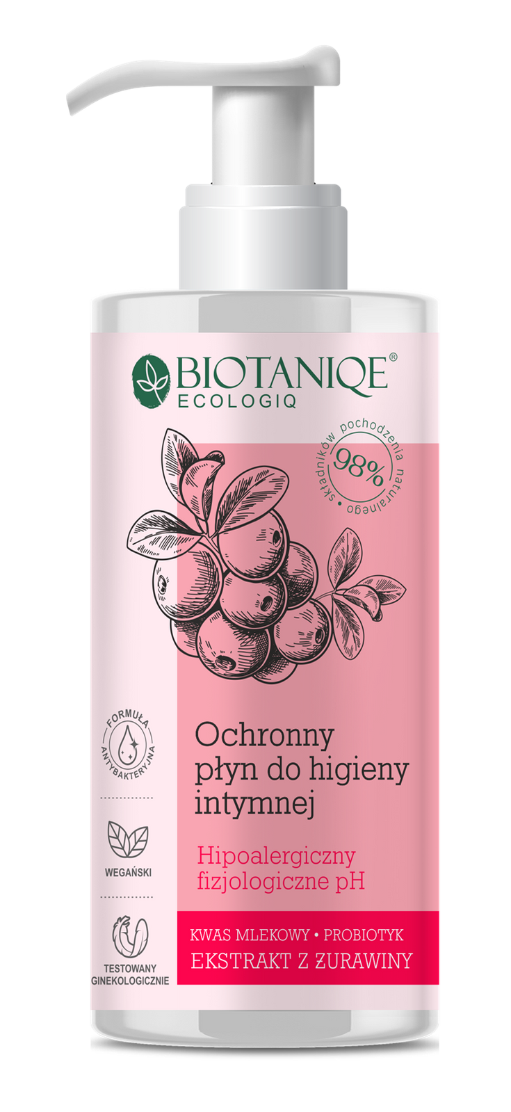 Biotaniqe, Ecologiq, Ochronny Płyn do Higieny Intymnej, 300 ml - Nabea.pl