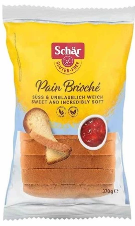 Schar Pan Brioche chleb słodki bezglutenowy 370 g