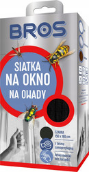 BROS siatka na okno 150x180 kolor czarna