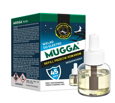 MUGGA WKŁAD płyn na komary (45 nocy) 35ml