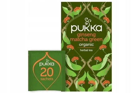 Pukka — Ginseng Matcha, Green — 20 saszetek