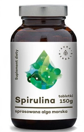 Aura Herbals − Spirulina − 600 tabl.