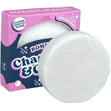 Char-cool &amp; Clear Facial Sponge gąbka do twarzy z węglem drzewnym