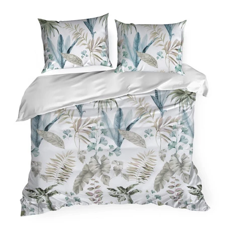 Komplet Pościeli Satynowej Spring 52 140 x 200 cm, Biały