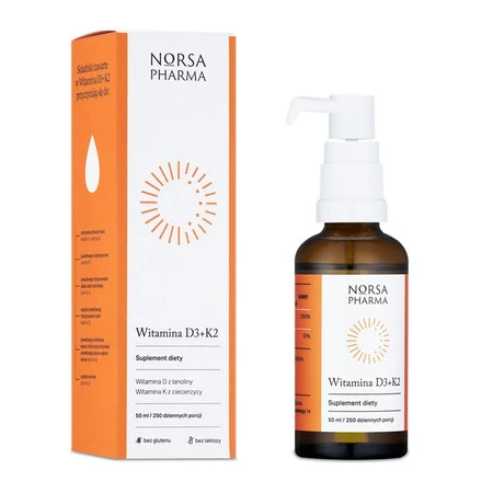 NORSA PHARMA Witamina D3 +K2 z ciecierzycy (50 ml)
