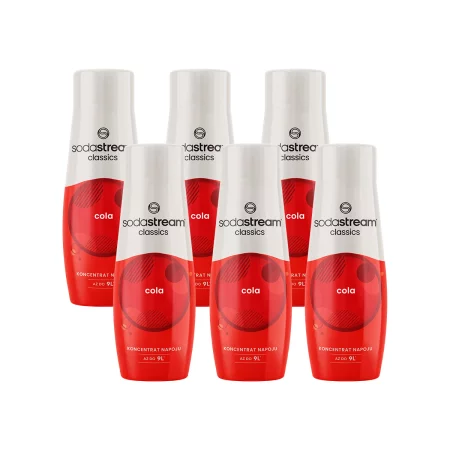 Zestaw: 6x SodaStream Syrop koncentrat Cola 440 ml