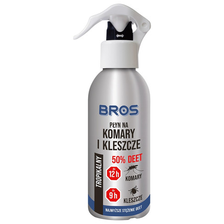BROS Płyn na komary i kleszcze 130 ml