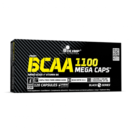 Olimp BCAA Mega Caps Aminokwasy 120 kaps.