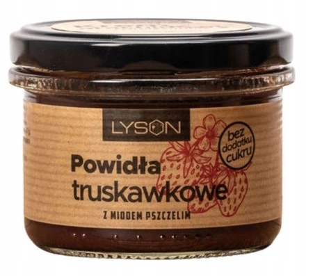 Łysoń Powidła truskawkowe z miodem 200 g