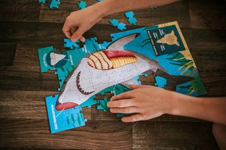 Mudpuppy Puzzle edukacyjne 3w1 Anatomia zwierząt 100 elementów 6+