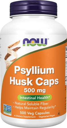 NOW FOODS Psyllium Husk Caps - Babka Płesznik 500 mg (500 kaps.)