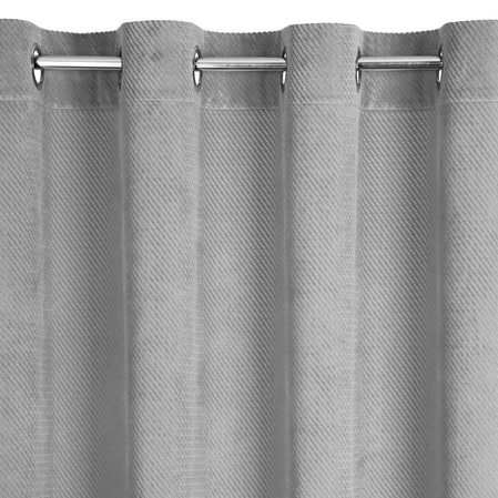 ZASŁONA GOTOWA ELIZA 140 X 250 CM SZARY