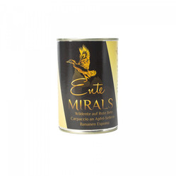 MIRALS Wildente – Kaczka z wolnego wybiegu na carpaccio z buraków z pianką jabłkowo-selerowo-bananową (400g)