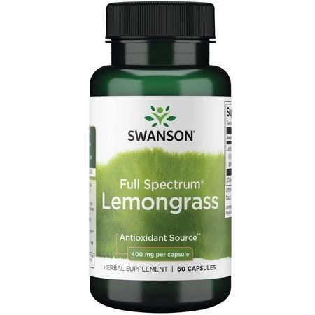 SWANSON FS Lemongrass 400 mg - Trawa cytrynowa (60 kaps.)