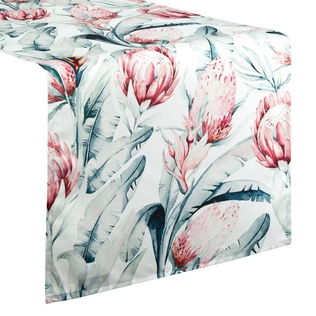 OBRUS GARDEN 40 X 180 CM BIAŁY