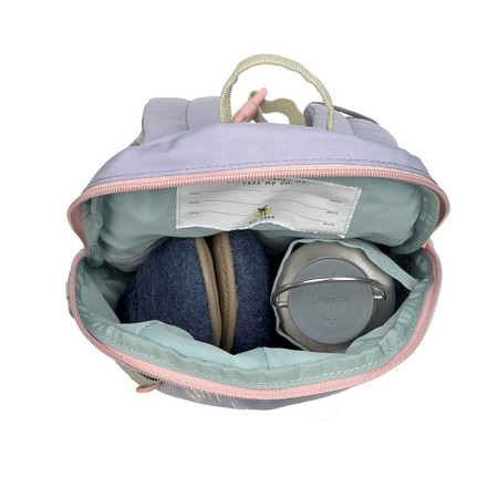 Lassig Plecak do przedszkolaTiny Outdoor Rainbow pastel lilac