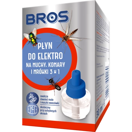 BROS - płyn do elektro na muchy, komary i mrówki