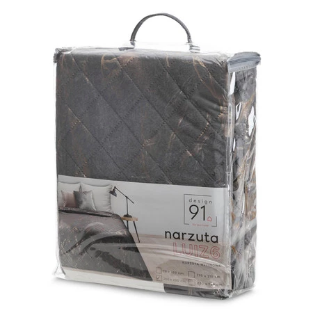 NARZUTA D91 LUIZ 6 170 X 210 CM STALOWY