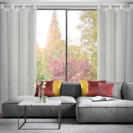 ZASŁONA GOTOWA KEJTI 140 X 250 CM BIAŁY