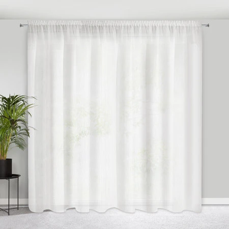 FIRANA GOTOWA REBECCA NA TAŚMIE 350 X 250 CM KREMOWY