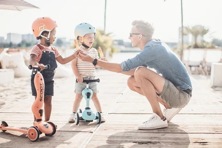 SCOOTANDRIDE Highwaykick 1 2w1 Jeździk i hulajnoga 1-5 lat Blueberry