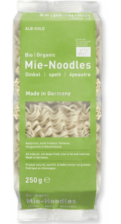 MAKARON (ORKISZOWY) NOODLE BIO 250 g - ALB-GOLD
