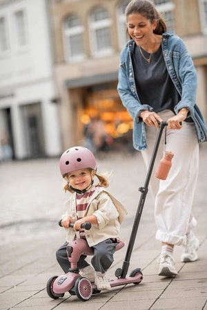 SCOOTANDRIDE Highwaykick 1 Push and Go 2w1 Jeździk i hulajnoga z rączką do prowadzenia 1-5 lat Wildberry