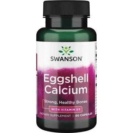 Swanson Eggshell Calcium + Witamina D3 60 T