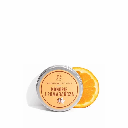 Mydlarnia cztery szpaki, Konopie i pomarańcza, puszysty mus do ciała, 150 ml