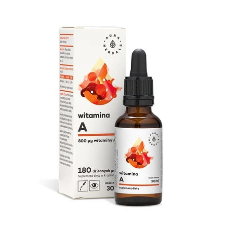 Aura Herbals Witamina A w kroplach 30 ml