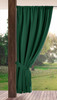 ZASŁONA GOTOWA GARDEN NA TAŚMIE 155 X 200 CM CIEMNOZIELONY