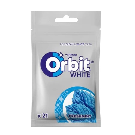 Guma do żucia Orbit White Freshmint torebka 21 drażetek